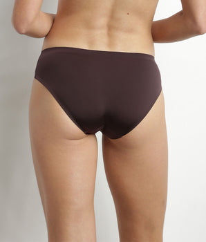 Dim InvisiFree precious brown microfibre briefs