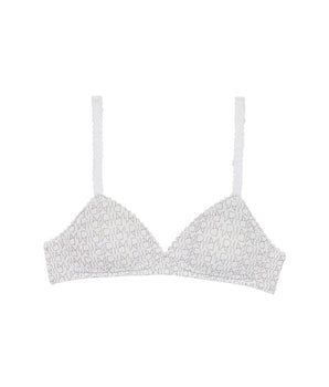 White Triangle bra - DIM Touch Girl