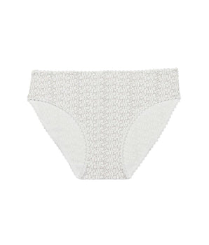 White brief with logo print for girl - Dim Touch