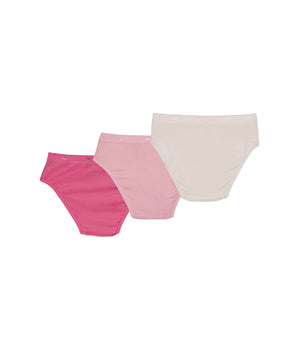 Pack of 3 pearl and pink knickers Les Pockets DIM Girl