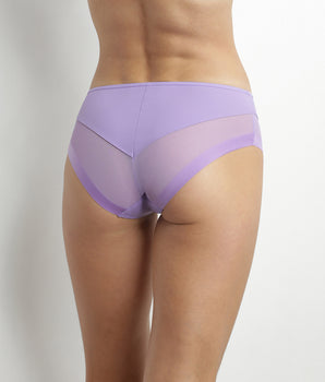 Women's briefs in microfiber and tulle Lila Dim Generous