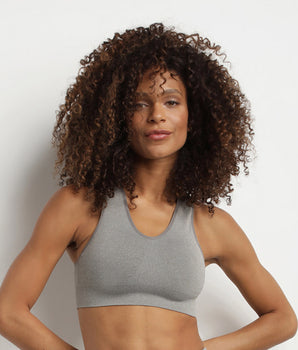 Pebble grey bra Dim Sport