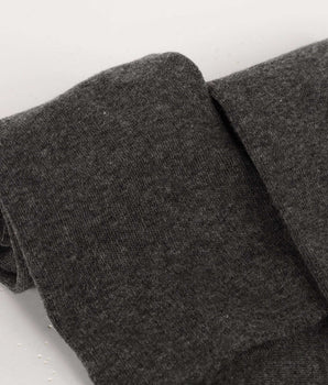 Women's cotton maxi socks Anthracite Chiné Dim