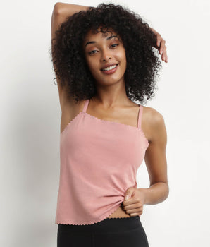 Women's Pink Ombre cotton seamless stretch top Body Touch Easy