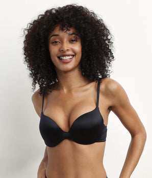 Women's microfiber push-up bra Black Dim Comfort Collection