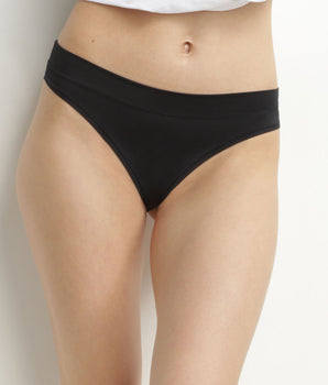 Women's Black Cotton Modal Panties Dim Comfort Collection