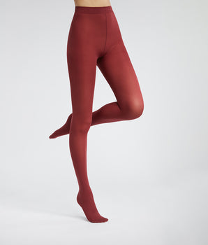 Dim Style Garnet Women's opaque tights with velvety effect