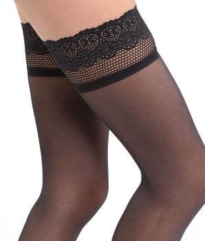 Black DIM Up Nude Sensation Semi-Opaque 25 hold ups