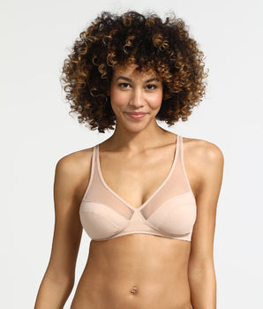 Generous New Skin wireless push-up bra